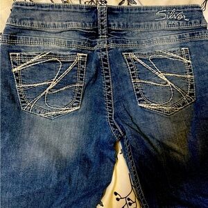 Silver Lowrise Frances Bootcut Jeans